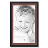 ArtToFrames 17x30 inch Satin Black Picture Frame with 2 Inch Single Brique Mat, SingleMat-FRBW26079-17x30-760 view 1