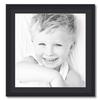ArtToFrames 22x23 inch Satin Black Picture Frame with 2 Inch Single Black Mat, SingleMat-FRBW26079-22x23-89 view 1
