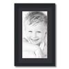 ArtToFrames 9x17 inch Satin Black Picture Frame with 2 Inch Single Black Mat, SingleMat-FRBW26079-9x17-89 view 1