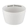47th & Main Football Themed Ceramic Serveware, Chili Condiment Set, Sooners view 3