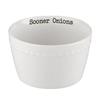 47th & Main Football Themed Ceramic Serveware, Chili Condiment Set, Sooners view 4