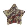 Cheungshing 5 Pcs Reiki Crystal Stars Polished Palm Worry Stone for Chakra Balance, DIY Jewelry Making, Meditation, Dragon Blood Stone view 4