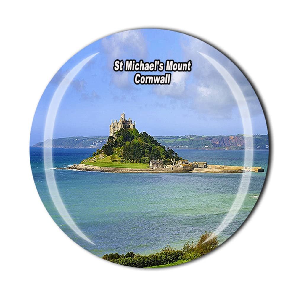 St Michael's Mount Cornwall England UK Fridge Magnet Souvenir Gift Refrigerator Magnetic Sticker Collection