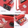 LKP Mini Portable Gas Heater Camping Heating Gas Stove Compact Outdoor Heated Stove 2-in-1 Lightweight Stainless Steel Ceramic Burner(Red) view 2