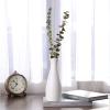 1pc Ceramic Cat Ear Flower Vase for Dried Flowers Unique Home Decor Accent for Living Room and Office Chic Art Vase Ornament for Cat White view 2
