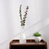 1pc Ceramic Cat Ear Flower Vase for Dried Flowers Unique Home Decor Accent for Living Room and Office Chic Art Vase Ornament for Cat White view 3