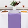 10 Pack Satin Lavender Table Runners, Table Runners 12 x 108 inches Long, Lavender Table Runners for Wedding Gender Reveal Party Birthday Banquet Table Decor view 2