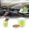 1L Mini Rice Cooker 12V Electric Lunch Box - Portable Travel Multifunctional Food Steamer for Car, Camping (Green) view 4