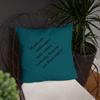 Printful Joy and Laughter Throw Pillow view 2