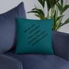 Printful Joy and Laughter Throw Pillow view 3
