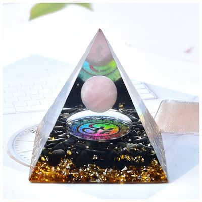 ZTBH Natural Meditation Crystal Natural Crystal, Lazuli Ball, Tiger's Eye and Rose Quartz, Obsidian Decorate Crystal Stone (Color : Rose Quartz, Size : 1 Piece)