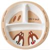 Skater M370-A Children's Plate, Melamine Lunch Plate, Disney Chip & Dale Petit Flake, 25.4 fl oz (750 ml) view 1