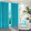 Modern Decorative Tab Top Solid Curtain, Living Room, Window Treatments Draperies for Bedroom Polyester Blend (Turquoise, 56 Inch Wide by 72 Inch Long- 1 Panel) view 1