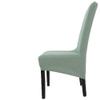 2021 High Stretch Jacquard XL Size Chair Cover Elastic Chair Covers Spandex for Dining Room/Kitchen/Hotel Party Banquet,Cyan,Blue,XL Size view 1
