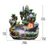 YKHB Tabletop Fountain Tabletop Fountain Resin Desktop Fountain 14.57 Inches High Rockery Water Fountain Humidifier Meditation Ornament Best Gift view 2