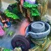 YKHB Tabletop Fountain Tabletop Fountain Resin Desktop Fountain 14.57 Inches High Rockery Water Fountain Humidifier Meditation Ornament Best Gift view 3