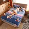 CFYCYHDZHT Hotel Bed Sheet,Warm Comfortable Flannel Mattress Protector, Queen Solid Color Thicken Guest Room Box Spring Fitted Sheets Bed Cover,Fox,150200cm view 1