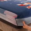 CFYCYHDZHT Hotel Bed Sheet,Warm Comfortable Flannel Mattress Protector, Queen Solid Color Thicken Guest Room Box Spring Fitted Sheets Bed Cover,Fox,150200cm view 2