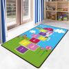 XQKXHZ Kids Carpet Play Mat, Kids Rugs for Playroom & Kid Bedroom, Soft Non Slip Room Decor Rug, Kids Hopscotch Floor Rug, Educational Learning Carpet, Funny Children Area Rug,130x190cm view 1