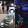 Flexible Led Panel,Electroluminescent Panel Sheet EL Tape Cuttable Soft for Mask Eye Cosplay Party Decor DIY-Continuous/Slow Flash/Fast Strobe 10x10cm (lightblue, 10x10) view 4