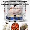 MNSSRN Commercial Noodle Cooking Bucket, Electric Porridge Cooking Bucket, Stainless Steel Electric Soup Bucket, Large Capacity Soup Pot, Automatic Heating Cooking Bucket,26L view 4
