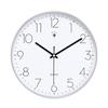BcofoA Nordic Wall Clock Living Room Clock Creative Modern Minimalist Wall Watch Clock Wall Fashion Quartz Clock Home 15 inches (Color : Silver) view 1