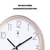 BcofoA Nordic Wall Clock Living Room Clock Creative Modern Minimalist Wall Watch Clock Wall Fashion Quartz Clock Home 15 inches (Color : Silver) view 3