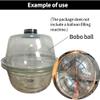 25 Pcs Claer BOBO Balloons, 24 Inch Bubble Balloons Transparent Balloons,3.7 Inch Large wide mouth design Easy to stuff into gifts,for Party Wedding Supply,Balloon Stuffing Machine Dedicated view 4
