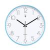 BcofoA Nordic Wall Clock Living Room Clock Creative Modern Minimalist Wall Watch Clock Wall Fashion Quartz Clock Home 15 inches (Color : Light Blue) view 1