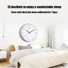 BcofoA Nordic Wall Clock Living Room Clock Creative Modern Minimalist Wall Watch Clock Wall Fashion Quartz Clock Home 15 inches (Color : Light Blue) view 2
