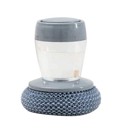 Steel Dish Scrubber Dispensing Steel Brush Storage Set Dispensing Palm Brush Storage Set for Pot Pan Sink