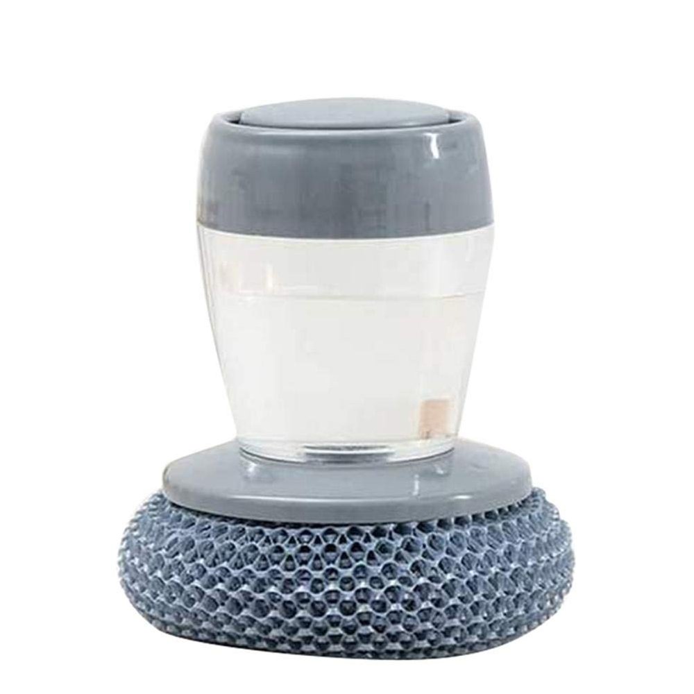 Steel Dish Scrubber Dispensing Steel Brush Storage Set Dispensing Palm Brush Storage Set for Pot Pan Sink