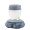 Steel Dish Scrubber Dispensing Steel Brush Storage Set Dispensing Palm Brush Storage Set for Pot Pan Sink view 1