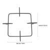 Wok Ring Cast Iron Wok Support Ring Square Gas Stove Range Burner Grate Gas Stove Burner Rings Wok Pan Stand Holder Pot Rack Stove Trivets 7.87 inch view 2