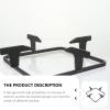 Wok Ring Cast Iron Wok Support Ring Square Gas Stove Range Burner Grate Gas Stove Burner Rings Wok Pan Stand Holder Pot Rack Stove Trivets 7.87 inch view 4