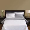 Premium 3 Piece Duvet Cover Set - Full Size Duvet Cover with Zipper & Corner Ties 100% Egyptian Cotton All Season Reversible Warm & Cooling Duvet Covers Full(88x88), Silver/White view 3