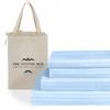 Grand King Size 4-Piece Sheet Set - Hotel Luxury 400-Thread-Count Egyptian Cotton Extra Soft Bed Sheets - Deep Pocket fits up to 18-21 inch Mattress (Stripe, Light Blue) view 1
