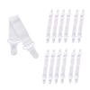 12 Pc Bed Sheet Grippers Set Cover Holders Metal Clasp Straps Clips Fasterners view 4