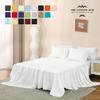 Alaska King Size 4-Piece Sheet Set - Hotel Luxury 400-Thread-Count Egyptian Cotton Extra Soft Bed Sheets - Deep Pocket fits up to 18-21 inch Mattress (Stripe, White) view 2