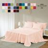 Alaska King Size 4-Piece Sheet Set - Hotel Luxury 400-Thread-Count Egyptian Cotton Extra Soft Bed Sheets - Deep Pocket fits up to 18-21 inch Mattress (Solid, Peach) view 2