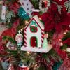 Northlight 11" White and Red Peppermint Candy House Christmas Decoration view 4