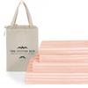 Alaska King Size 4-Piece Sheet Set - Hotel Luxury 400-Thread-Count Egyptian Cotton Extra Soft Bed Sheets - Deep Pocket fits up to 18-21 inch Mattress (Stripe, Peach) view 1