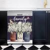 Bless This Home Dishwasher Magnet Vinyl Panel Fridge Decal,Flower Birds Dish Washer Cover Refrigerator Magnetic,Kitchen Decor Sticker Home Appliance Magnets 23"x26" view 4