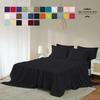 Queen Size 6-Piece Sheet Set - Hotel Luxury 400-Thread-Count Egyptian Cotton Extra Soft Bed Sheets - Deep Pocket fits up to 22-26 inch Mattress (Solid, Black) view 2
