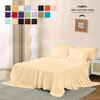 Grand King Size 4-Piece Sheet Set - Hotel Luxury 400-Thread-Count Egyptian Cotton Extra Soft Bed Sheets - Deep Pocket fits up to 18-21 inch Mattress (Stripe, Beige) view 2