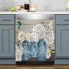 Wowfeel Rustic Farmhouse Floral Dishwasher Cover Magnet, 23 W x 17 H inch, 1 Count, PVC and PET Film view 3
