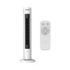 Hurricane Triple Action Indoor Tower Fan, 40 Inch Air Enhancing Electric Cooling Fan with Aromatherapy Diffuser and Remote Control, White view 1
