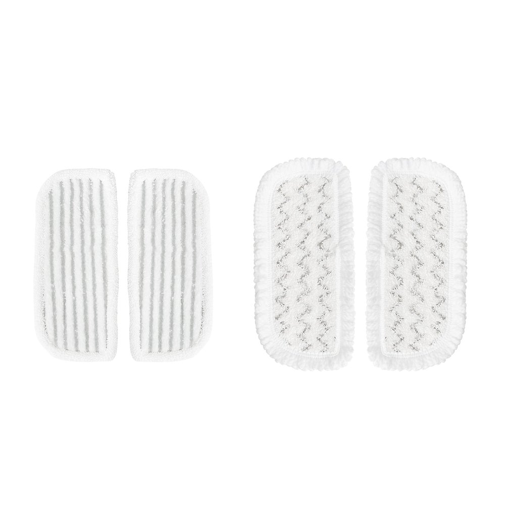 IRIS USA Replacement Floor Cleaning Pads, 2 Soft and 2 Scrub Pads, for Electric Mop