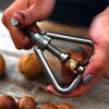YUHUAWF Nut Cracker Walnut Clip Peeler Nut Macadamia Multifunctional Household Fruit Opener Walnut Clip Kitchen Nut Sheller Crack Filbert Plier Stainless Steel view 2