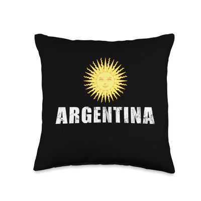 Argentina Sun Design Argentinean Apparel Clothing Men Women Throw Pillow